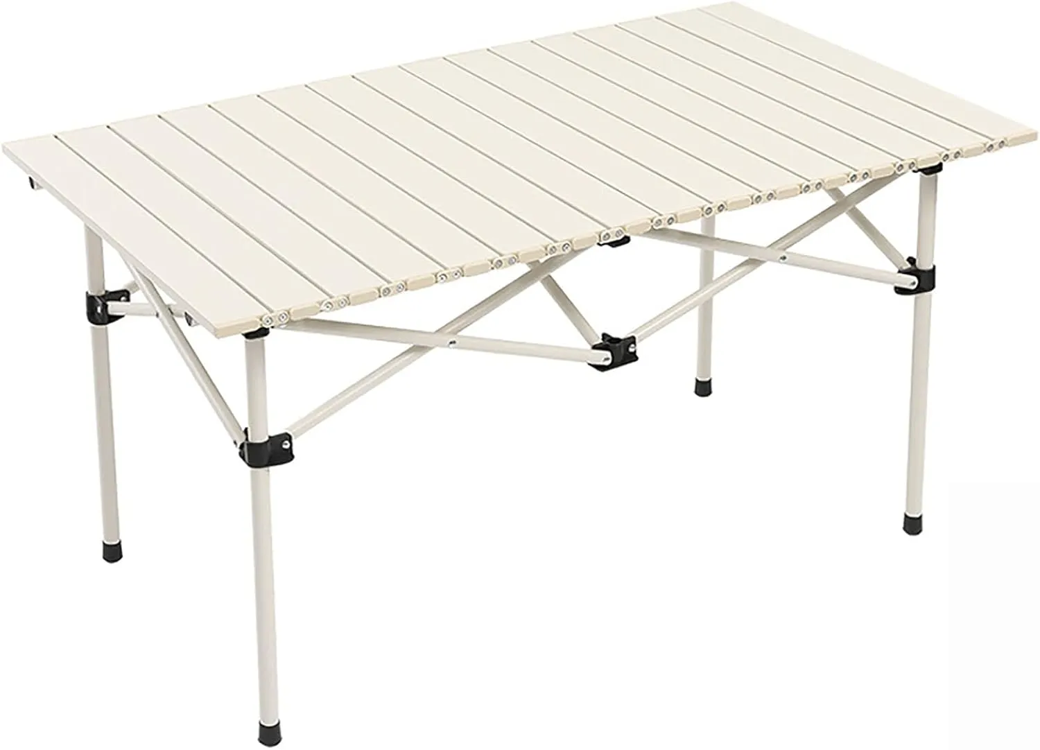 BK&MF Aluminum Folding Camping Table,Portable Ultralight Outdoor Picnic Camping Table Compact Roll-up Table with Carry Bag for Camping Picnic Beach,A,95x55x50cm(37x22x20inch)
