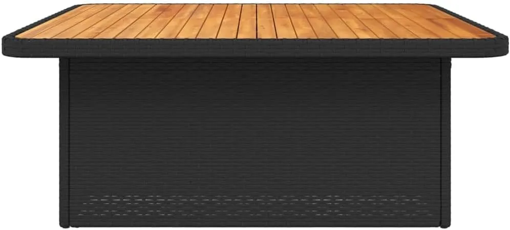 Black and Brown Outdoor Table with Adjustable Armrests, Camping, Dining, Foldable, and Portable Features, Ideal for Kitchen or Living Spaces