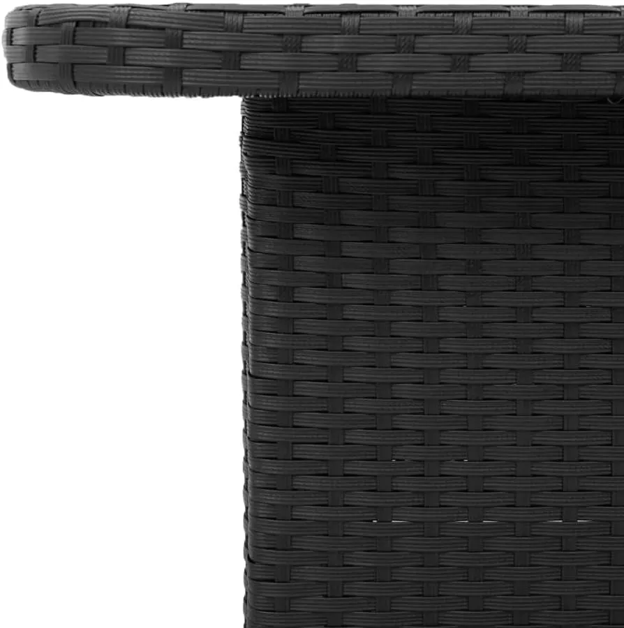 Black and Brown Outdoor Table with Adjustable Armrests, Camping, Dining, Foldable, and Portable Features, Ideal for Kitchen or Living Spaces