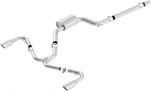 BORLA 140751 Cat-Back Performance Exhaust System for 2018-2021 Volkswagen Golf GTI MK7.5 2.0L Automatic/Manual Transmission Front Wheel Drive 2, 4 Door. Does NOT fit MK7.