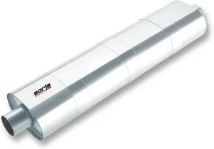 BORLA 400115 XR-1 Multicore XR-1 Multi-Core Racing Muffler For Pre-Runner Vehicles - 3" Center Inlet/ 3" Center Outlet 5.5" x 8.5" Oval x 34" Long Body 39.25" Overall Length. Universal. Reversible.