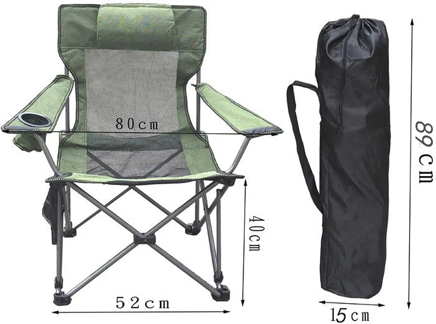 BTZHY Recliner Chair,Outdoor Folding Chairs,Portable Fishing Chair,Multi-Functional Sit and Recline Backrest Chair,Breathable Mesh,for Camping,Picnics,Hiking,Garden.