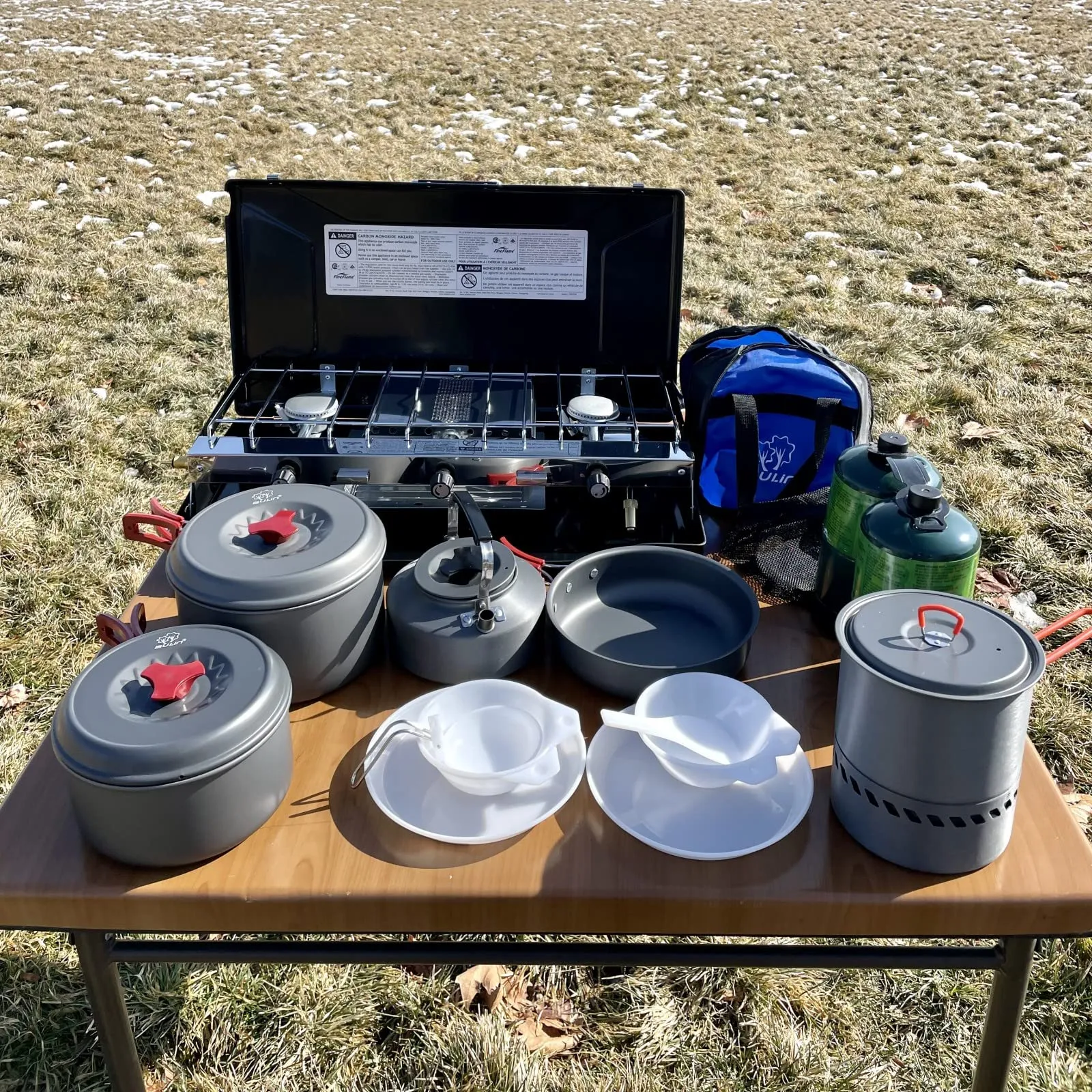 BULIN Camping Cookware Mess Kit