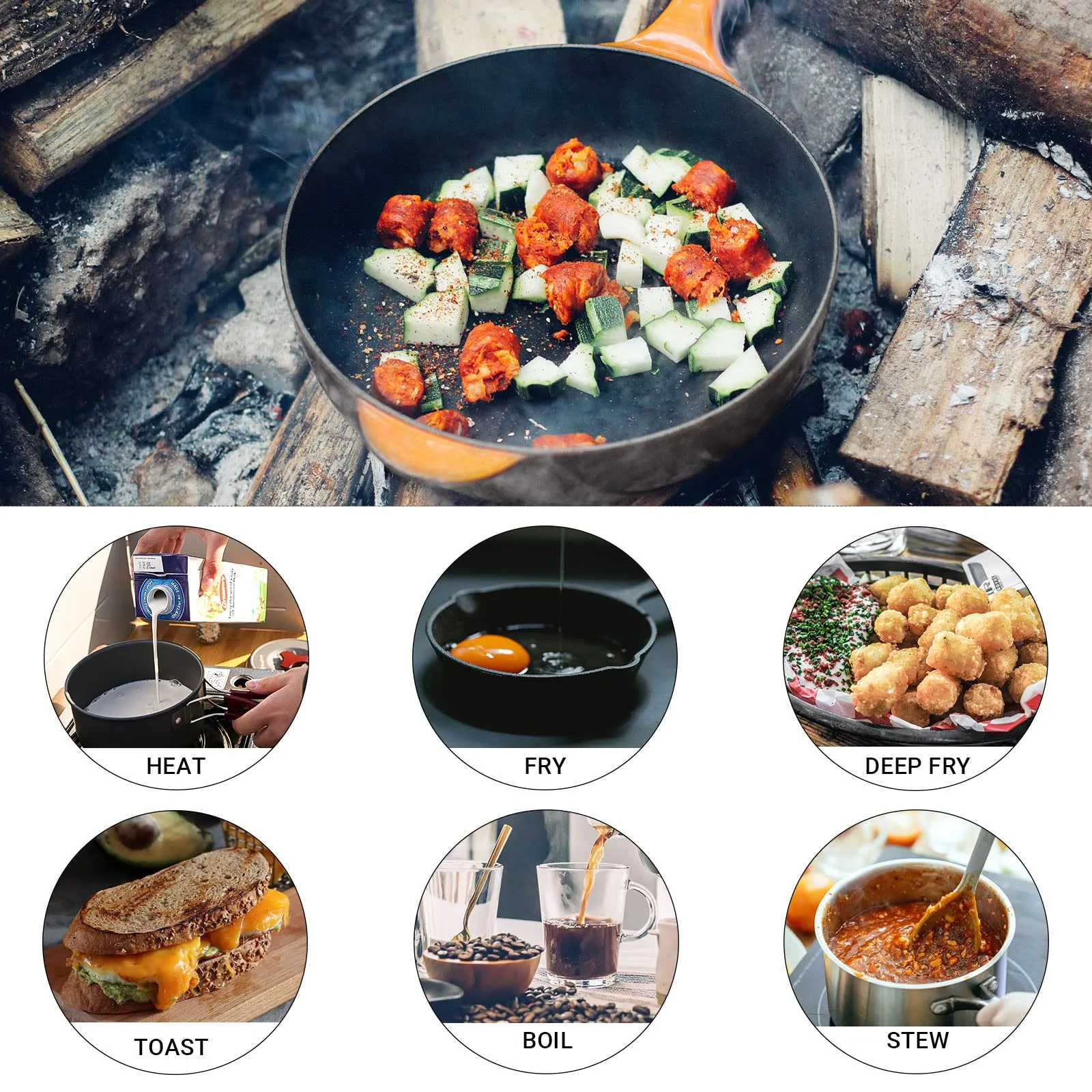 BULIN Camping Cookware Mess Kit