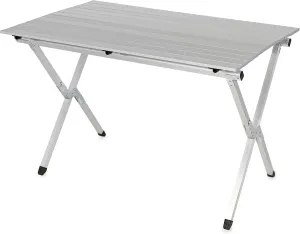 Camco Aluminum Roll-Up Campsite Table with Carrying Bag - Ideal for Tailgating, Camping, The Beach, Parties and More - Lightweight Design and Rust Resistant (51896)