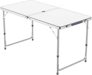 Camp Table Adjustable Standing Folding Picnic Table Folding Foldable Camping Table Multifunctional Outdoor Garden Furniture Tourist Tables