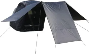 Camper Shade Awning Canopy with Complete Kits for Hyundai i40/Ioniq/ix20/ix35/Matrix/Terracan/Trajet, Waterproof UV Protection, Easy Set Up, Ultra-Durable Camping Tent,3 Style 3-A Black