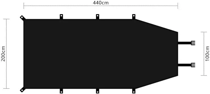 Camper Shade Awning Canopy with Complete Kits for Nissan Kubistar/Maxima/Micra/NP300/NV250/Primera/Pulsar, Waterproof UV Protection, Easy Set Up, Ultra-Durable Camping Tent