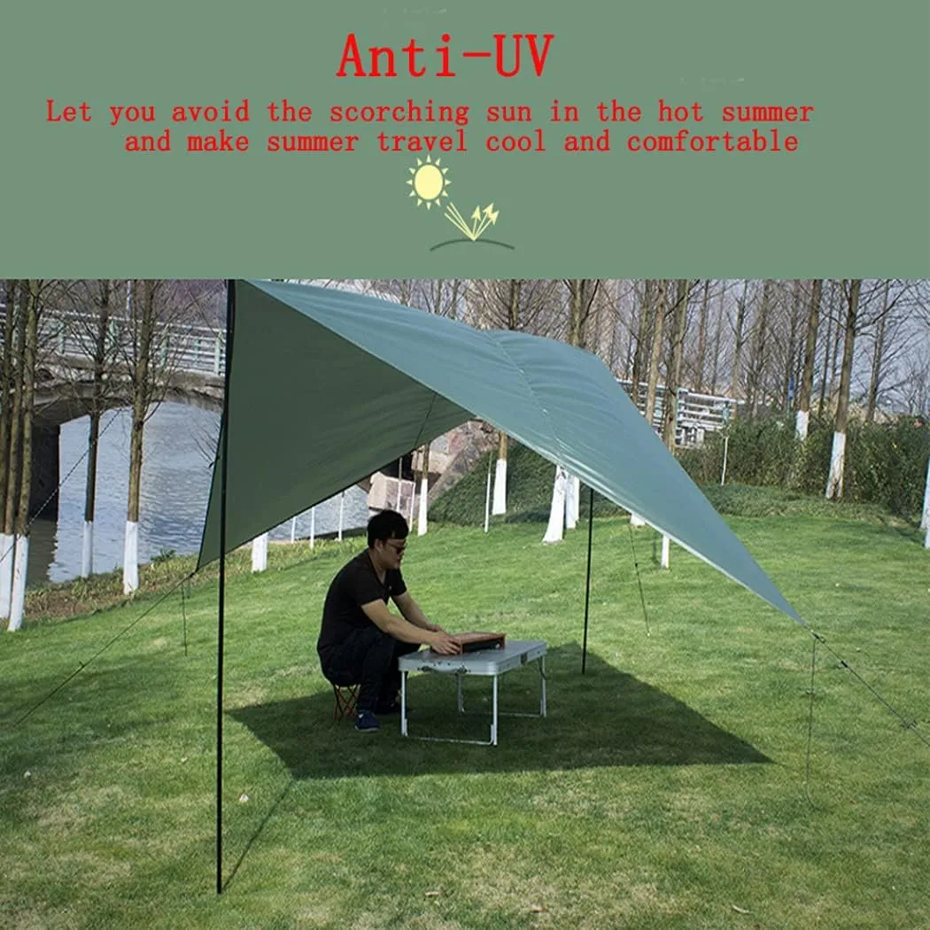 Camping Canopy Tent Sun Shelter- Outdoor Party Shade - Instant Set Up/Easy Storage/Portable Carry Bag - Water Resistant and Anti-UV -115x115 inch Gift #4