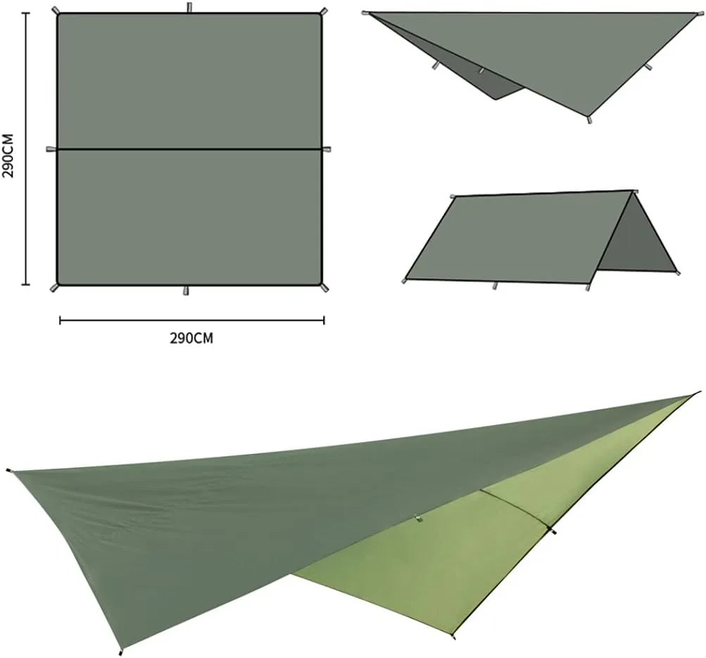 Camping Canopy Tent Sun Shelter- Outdoor Party Shade - Instant Set Up/Easy Storage/Portable Carry Bag - Water Resistant and Anti-UV -115x115 inch Gift #4