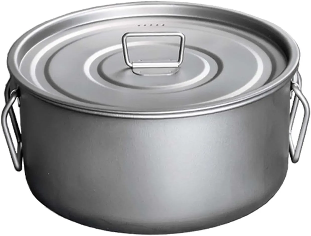Camping Cookware Mess Kit Accessories Pots Pans Hiking Picnic Cooking Equipment