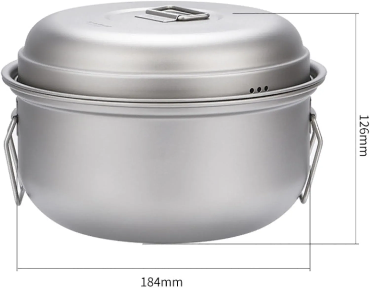 Camping Cookware, Outdoor Camping Pot Set Soup Pot Steamer Cooker Household Set Portable Pot Picnic Steamer Portable Stove