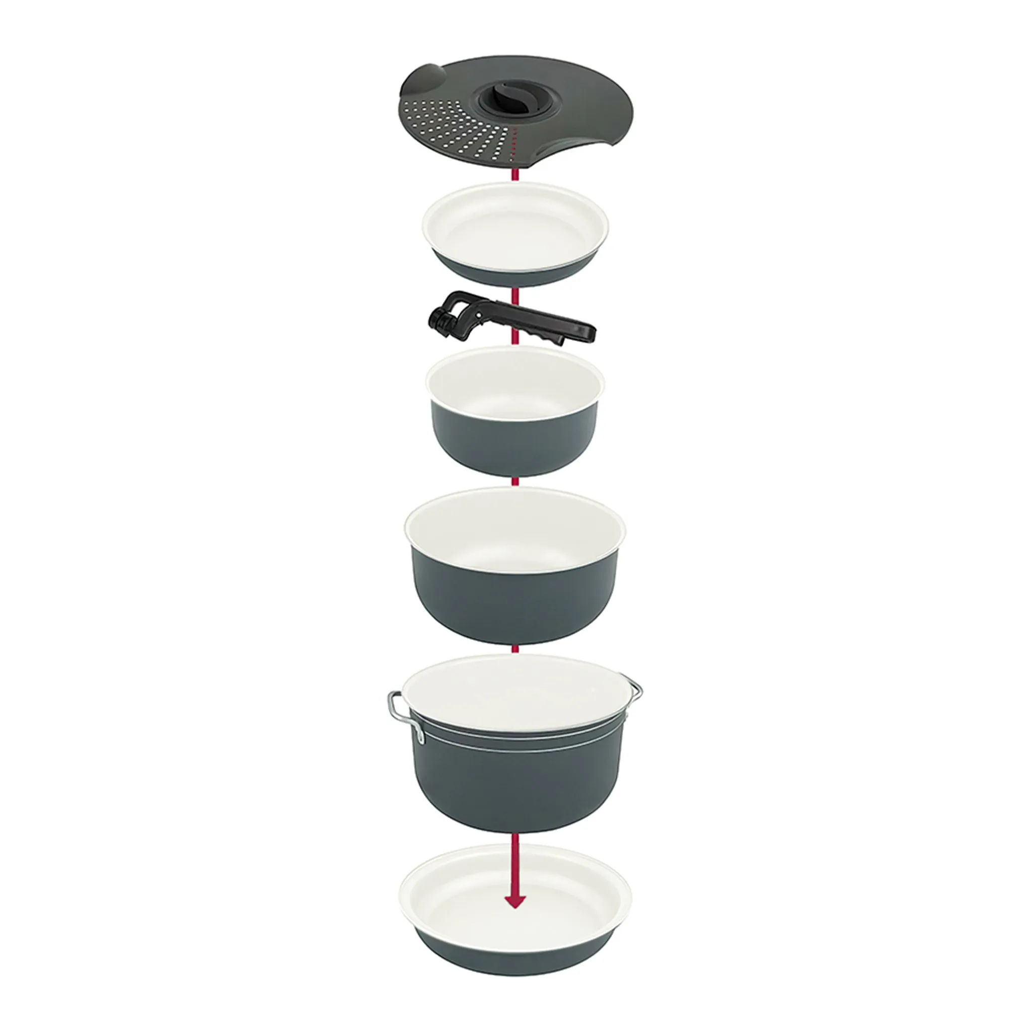 Camping Cookware Set - 7 Piece Set