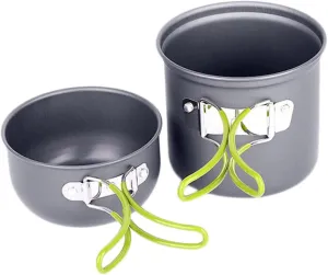 Camping Cookware Set Foldable Pot Pan Cutlery Cooking Supplies for Outdoor Hiking Travel
