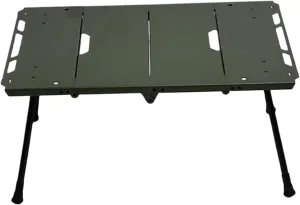 Camping Folding Table Picnic Table Furniture Compact Multipurpose Outdoor Desk with Adjustable Legs for Yard BBQ Beach Travel