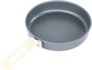 Camping Fry Pan, Foldable Handle Heat Resistant Lightweight Non Stick Skillet Cookware for Hiking Travel Backpacking Fishing