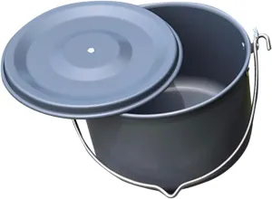 Camping Hanging Pot Lightweight Outdoor Cookware for People Ergonomic Handle for Camping Fishing and Picnics Versatile Tableware Accessories
