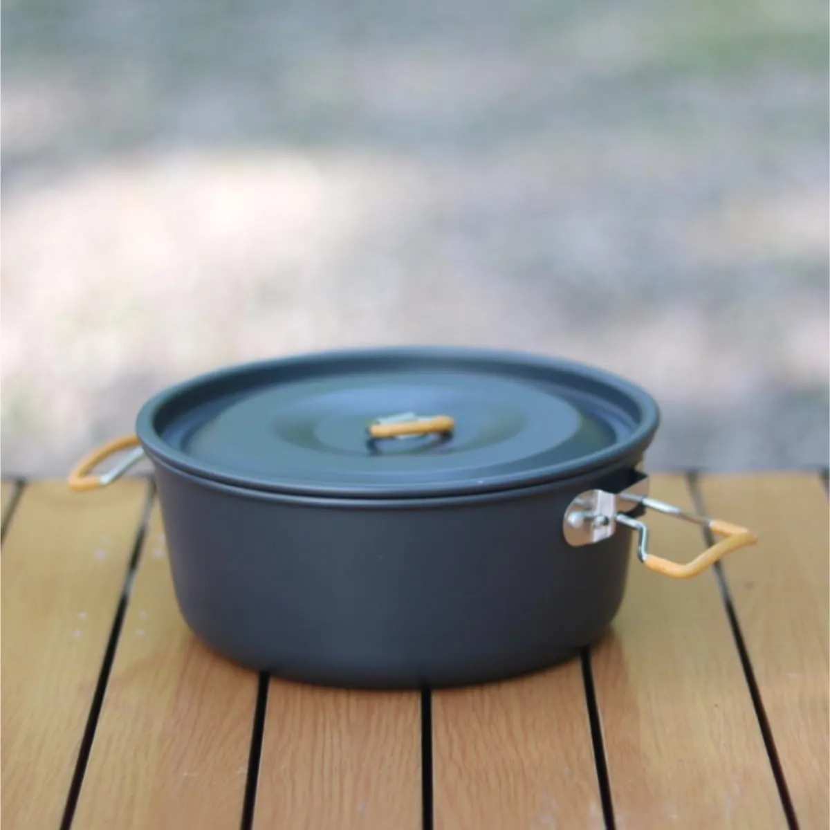 Camping Kitchen Utensil Outdoor Camping Portable Camping Cooker Tableware Picnic Pot Picnic Cooking Pot for Outdoor Cooking