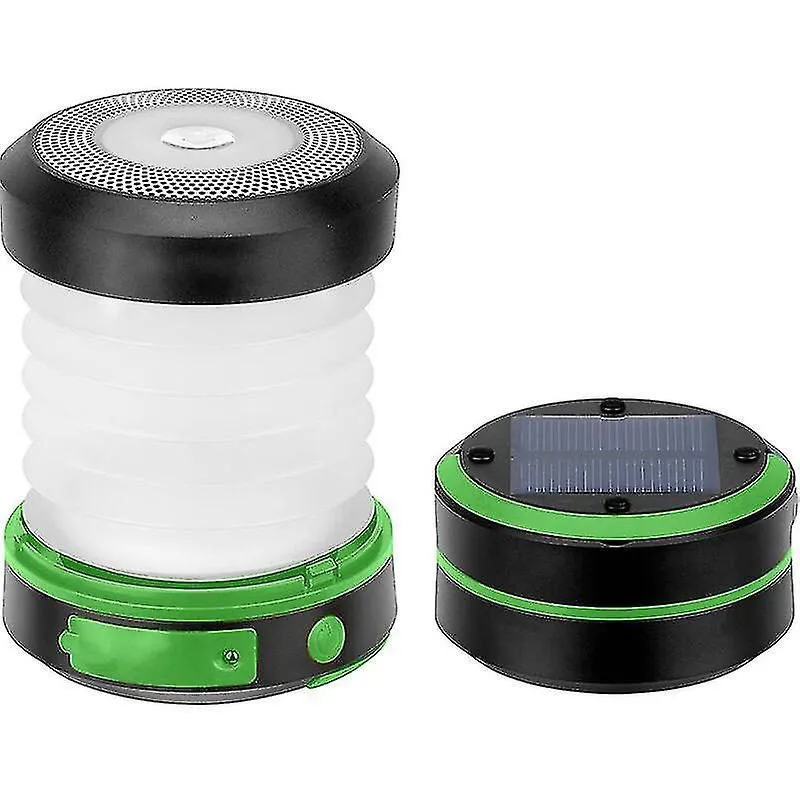 Camping Lanterns - Solar Powered or USB Rechargeable Emergency Lights, Foldable