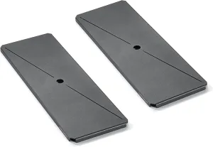 camping moon IGT Top Board Bridge Table Laser Top Board Half 2pcs Black CK-12BK-2P