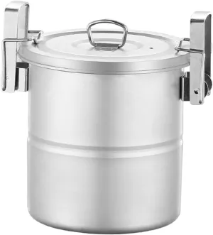 Camping Rice Cooker Cookware with Lid Camping Equipment Small Nonstick Rice Cooking Pot Steamer for Outdoor Travel BBQ Picnic, 2 to 3 People