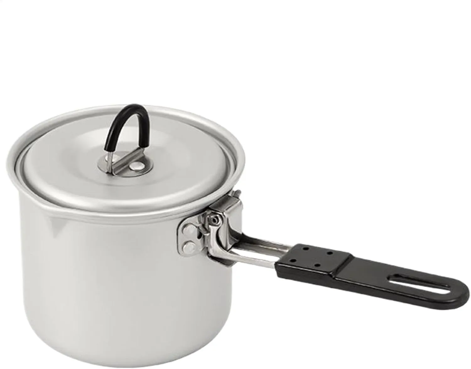 Camping Small Milk Pot,770ml Small Foldable Outdoor Stockpot | Lightweight Design Cooking Tool for Hiking, Camping, Picnic, Barbecue, Road Trip, and Outdoor Adventure