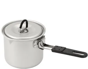 Camping Small Milk Pot,770ml Small Foldable Outdoor Stockpot | Lightweight Design Cooking Tool for Hiking, Camping, Picnic, Barbecue, Road Trip, and Outdoor Adventure