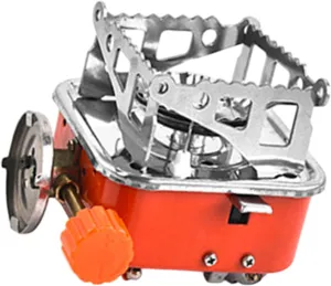 Camping Stove Foldable Split Burners Cooking Stove Butanes Stove Small Square Cooktop For Camping And Hiking