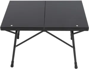 Camping Table Folding Portable Camp Side Table with Adjustable Height Aluminum Alloy Lightweight Camping Table for Outdoor Picnic, BBQ Cooking