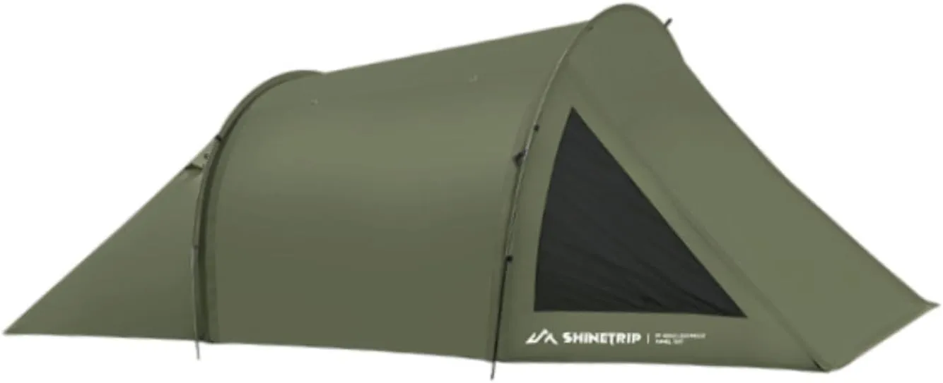Camping Tent Backpacking Tent Windproof Easy Setup Breathable Stable Tunnel Tent Family Tent for Trekking Outdoor Traveling