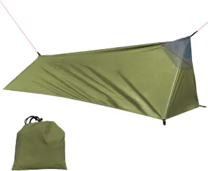 Camping Tent, Breathable Mesh, Water Bottom for Solo Camping, Hiking, Backpacking, Mountaineering
