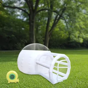 Camping Tent Transparent,Outdoor Inflatable Bubble Camping Tent,Inflatable Bubble House,Outdoor Clear Dome Camping Cabin Bubble Tent with Blower for Home Party
