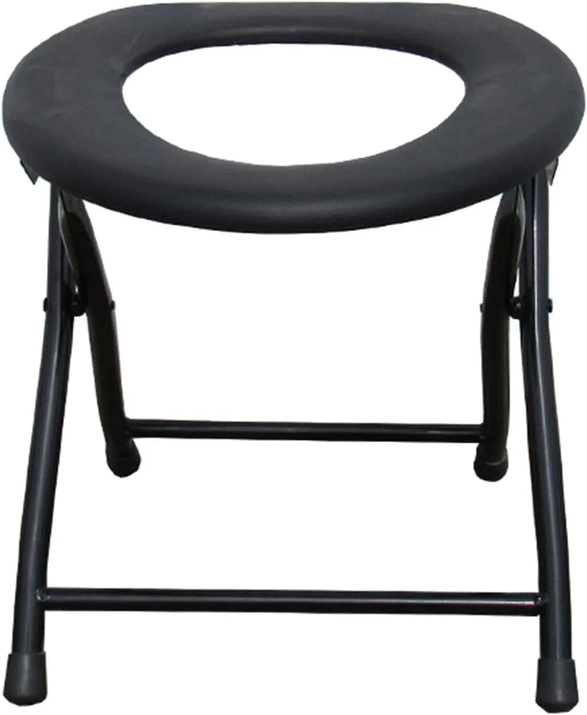 Camping Toilet Seat Folding Bedside Commodes Portable Multi-Uses for Elderly Pregnants