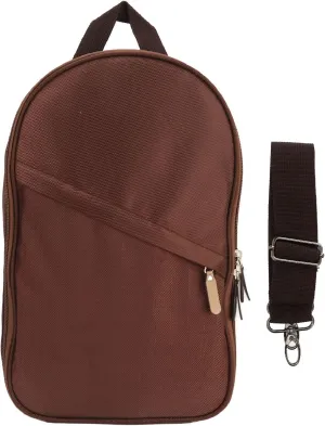 Camping Utensil Organizer Bag, Weather Resistant, Compact Cooking Gear Storage, Adjustable Shoulder Strap, Ideal for BBQs, Picnics, and Outdoor Activity (Brown)