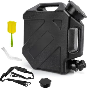 Camping Water Jug, 2.6 Gallon (10L) Camping Water Container, Portable Emergency Camping Water Tank, BPA Free Water Storage With Spigot No Leakage For Camping, Outdoor Hiking, BBQ, Picnic
