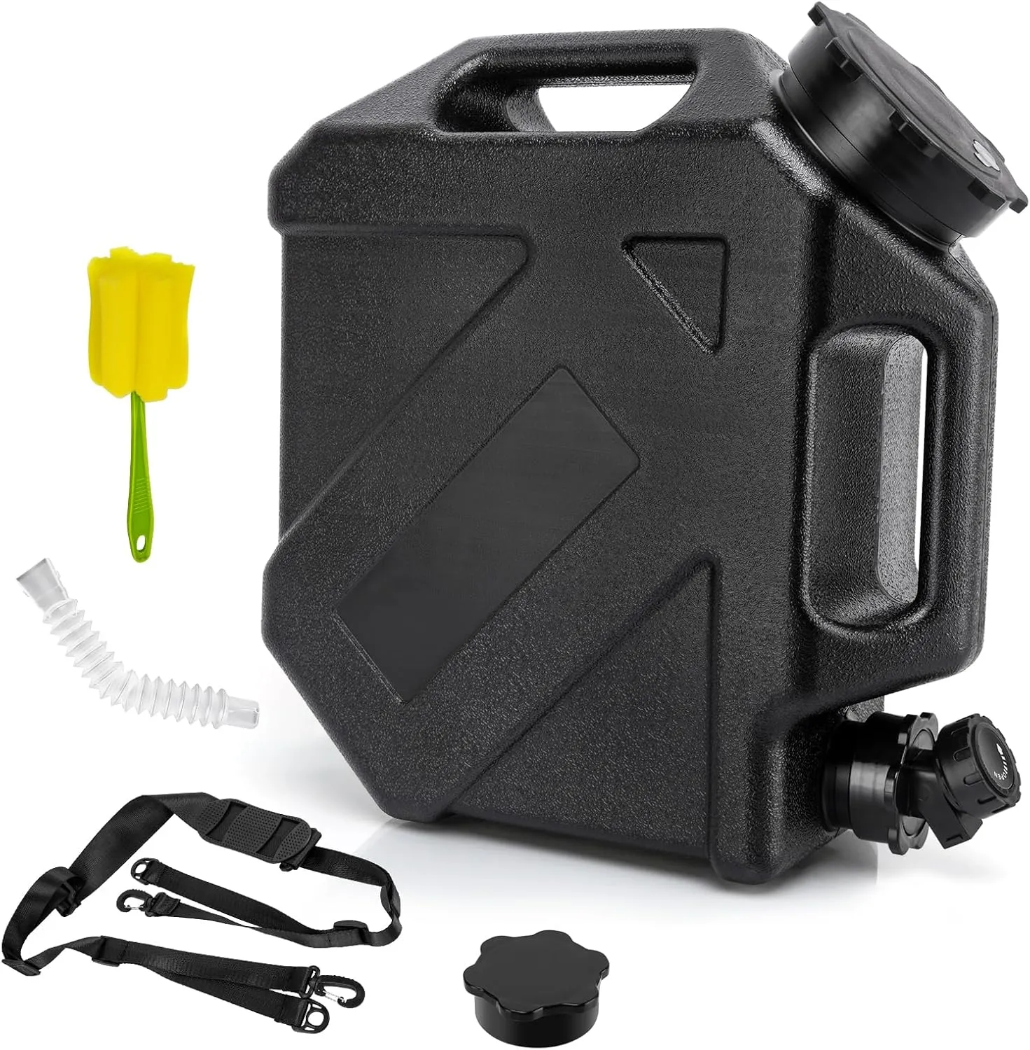Camping Water Jug, 2.6 Gallon (10L) Camping Water Container, Portable Emergency Camping Water Tank, BPA Free Water Storage With Spigot No Leakage For Camping, Outdoor Hiking, BBQ, Picnic