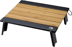 Captain Stag UC-585 Roll Table, Bamboo Unit Roll Table, Storage Bag Included