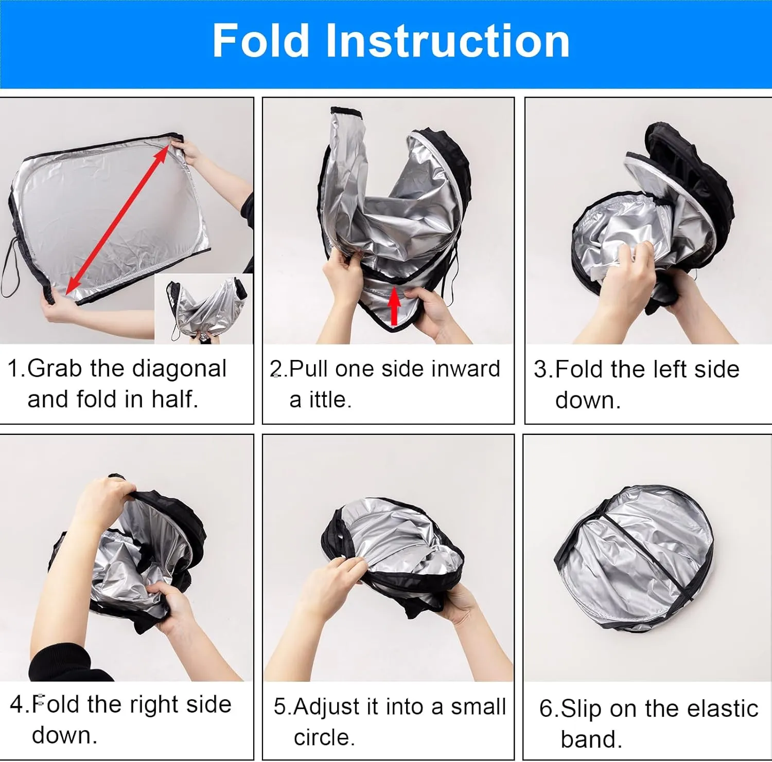 Car Windshield Sun Shade Foldable for Toyota RAV4 Accessories 2019-2025 & 2021-2025 RAV4 Prime Front Sun Shade Professional 310T Polyester UV Protection Keep Car Interior Cool
