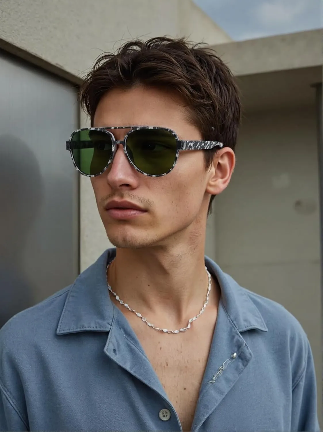 Carbon Fiber Aviator Sunglasses with UV400 TAC Polarized Lenses | Anti-Slip Frame & Anti-Fog Tech for Driving