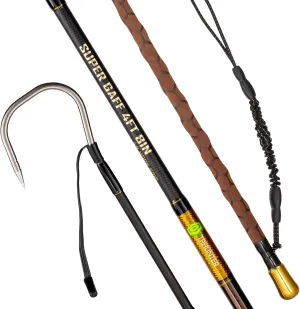 Carbon Fiber Fishing Gaff Saltwater Fish Gaff with S316 Stainless Steel Fishing Hook