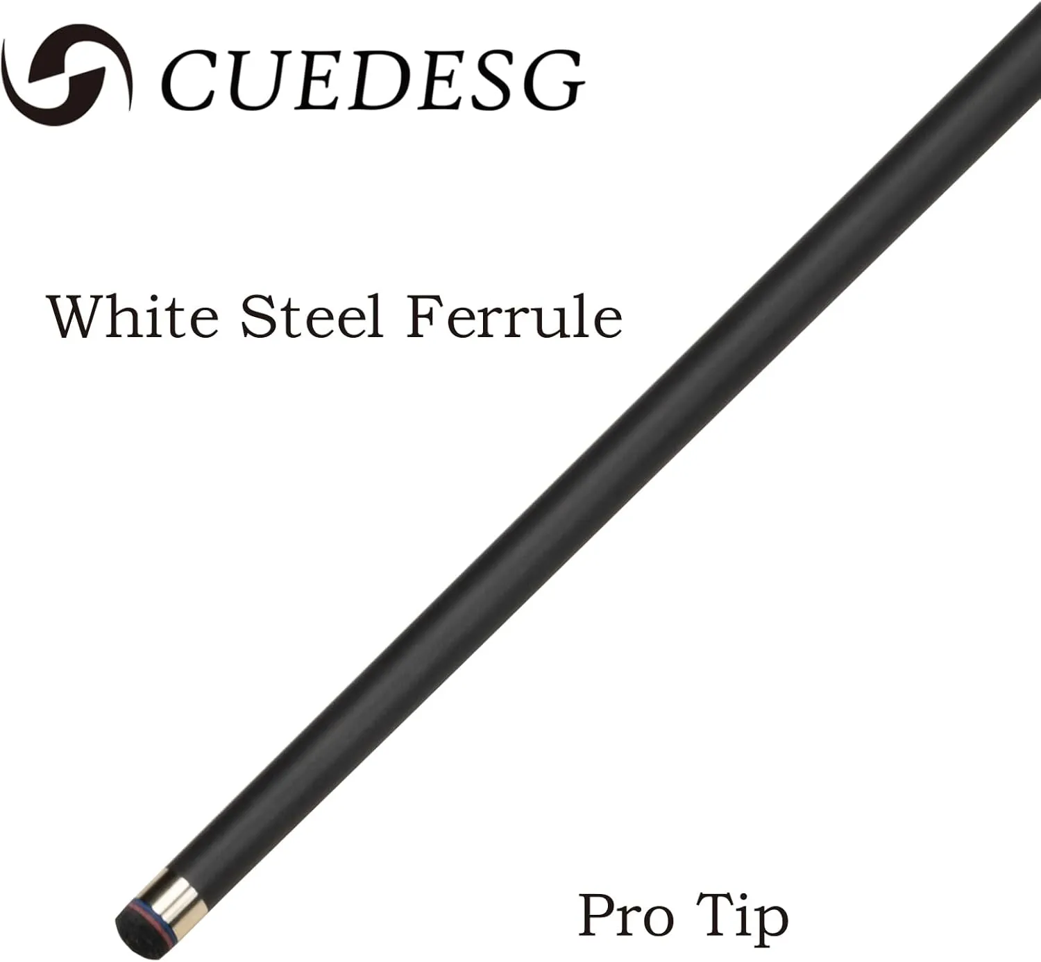 Carbon Fiber Pool Cue Stick 10.5mm/11.8mm/12.5mm,Low Deflection Pool Stick with Rare Wood Butt,Professional Cue Stick with Box Case