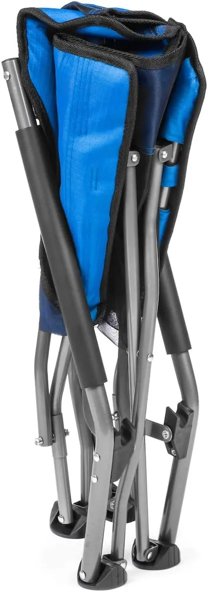 Cascade Mountain Tech Folding Camp Chair for Camping, Beach, Picnic, Barbqeues, Sporting Events with Carry Bag