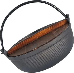 Cast Iron Pan Cooking Set Camping Cookware Stewpan Soup Pot Non-Stick Utensil Outdoor Cooking Equipment