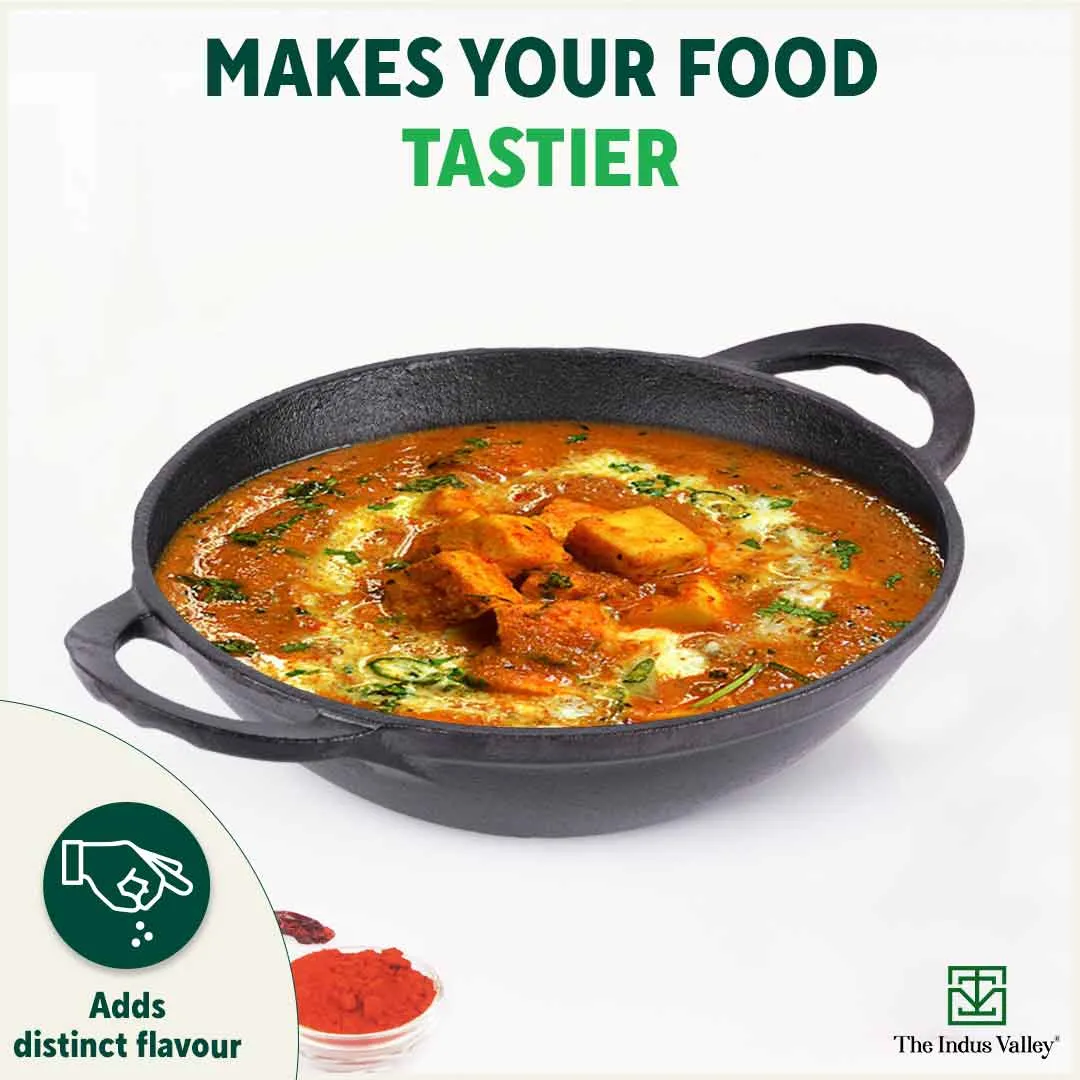 CASTrong Cast Iron Cookware Set - Kadai [1.4L] Kadai [2.2L],Pre-seasoned,100% Pure,Toxin-free