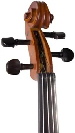 Cecilio CVA-500 Solidwood Ebony Fitted Viola, Size 12-Inch