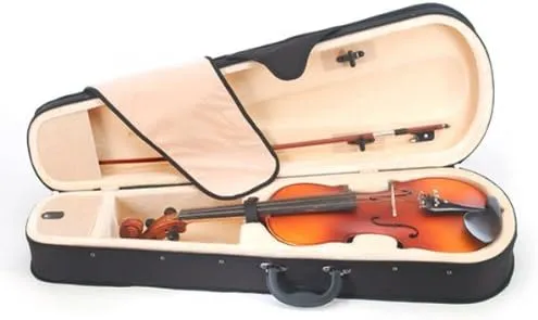 Cecilio CVA-500 Solidwood Ebony Fitted Viola, Size 12-Inch