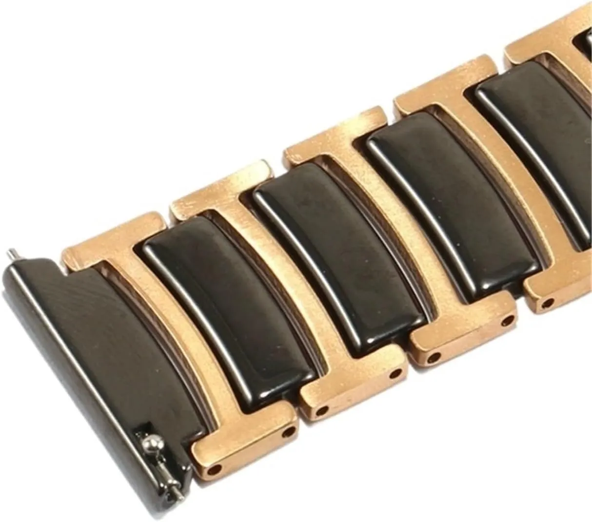 Ceramic Watch Strap 18mm 20mm 22mm Bracelet Quick Release Stainless Steel Watch Bands Universal Adjustable