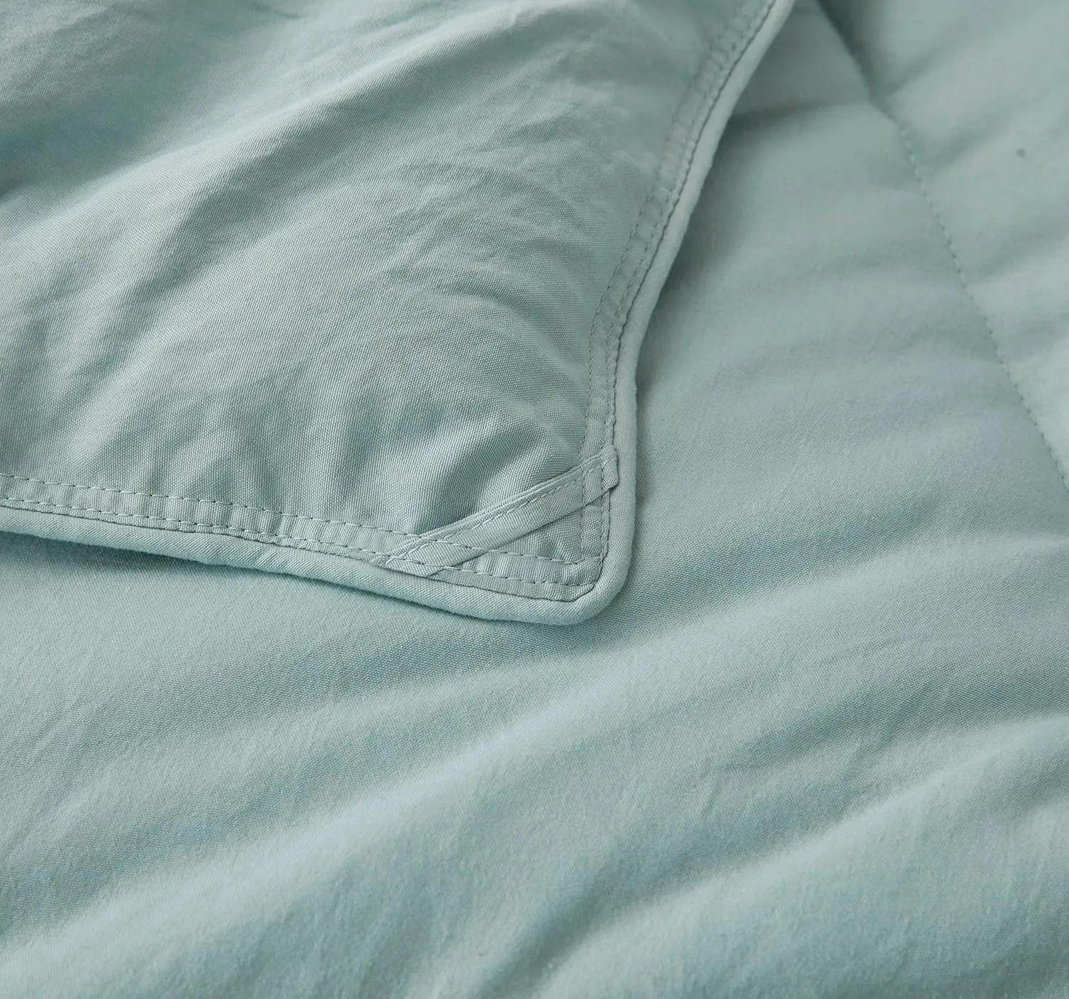 Chezmoi Collection Vero 2-Piece Honeycomb Quilted Microfiber Comforter Set - Soft Washed Lightweight Geometric Hexagon Bedding, Twin, Aqua
