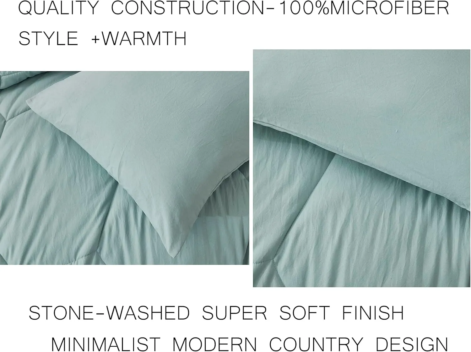 Chezmoi Collection Vero 2-Piece Honeycomb Quilted Microfiber Comforter Set - Soft Washed Lightweight Geometric Hexagon Bedding, Twin, Aqua
