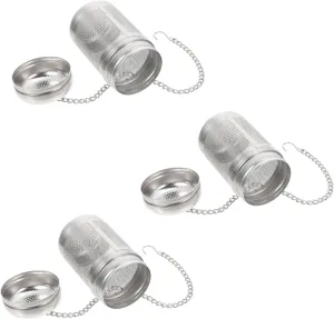 Ciieeo 3Pcs Convenient Tea Infuser Wear Resistant Tea Strainers for Loose Leaf Tea Essential Tea Making Supplies for Home and Travel
